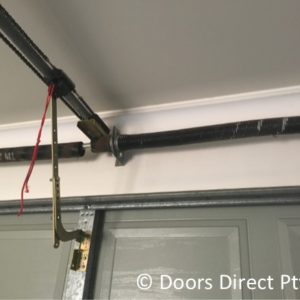 Broken Sectional Garage Door Spring Before
