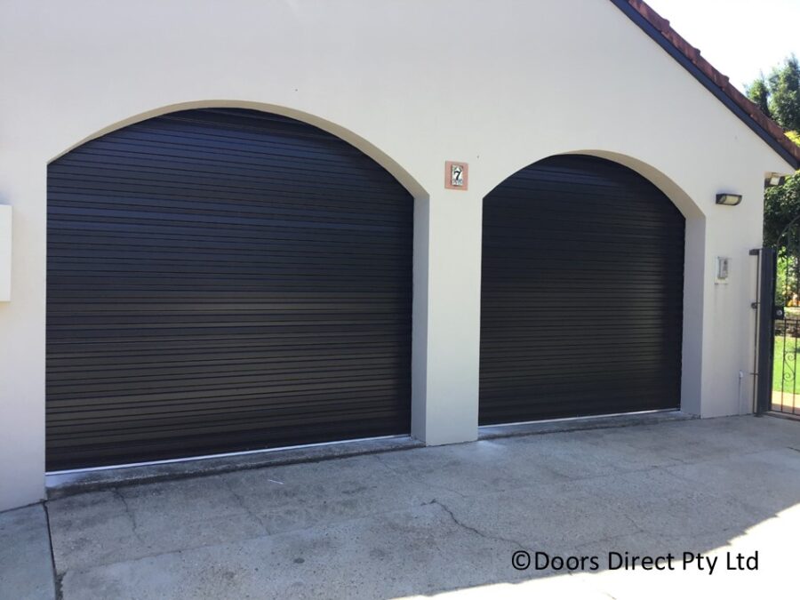 Modern roller garage door in Brisbane